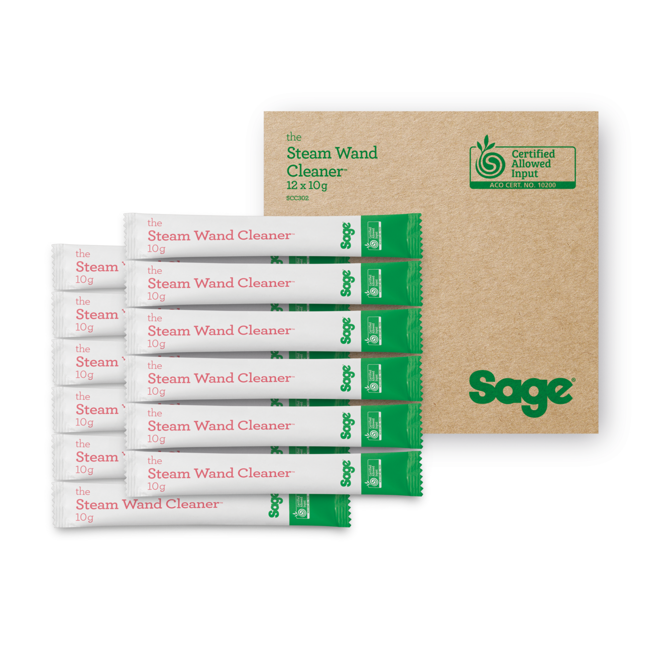 The Sage Organic Steam Wand Cleaner - 12 pack