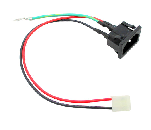 SP0101166 - Power Cord Plug Connector with Ground Wire and Power Molex